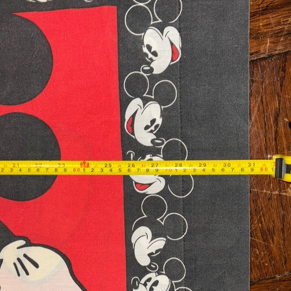 Vintage Mickey Mouse Red and Black pillowcase - Picture 6 of 7